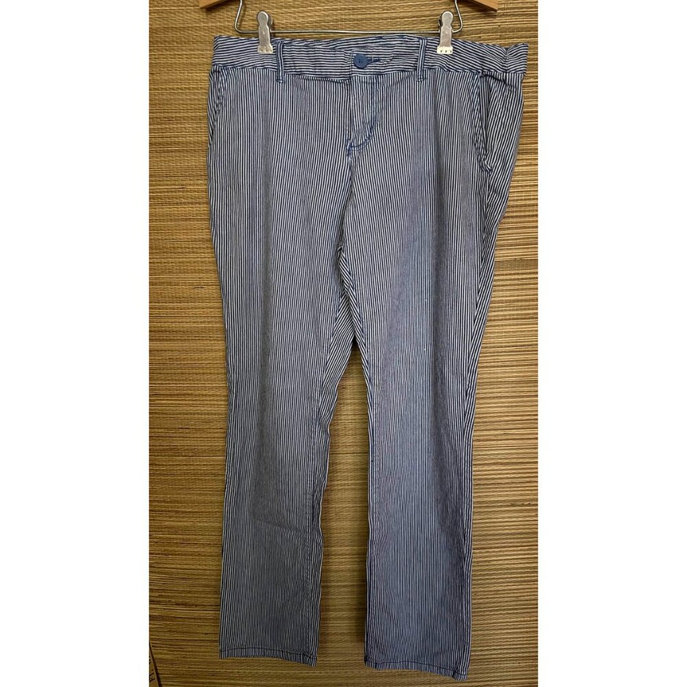 Mossimo Target Pinstripe Cotton Spandex Women's Pants 13 Juniors